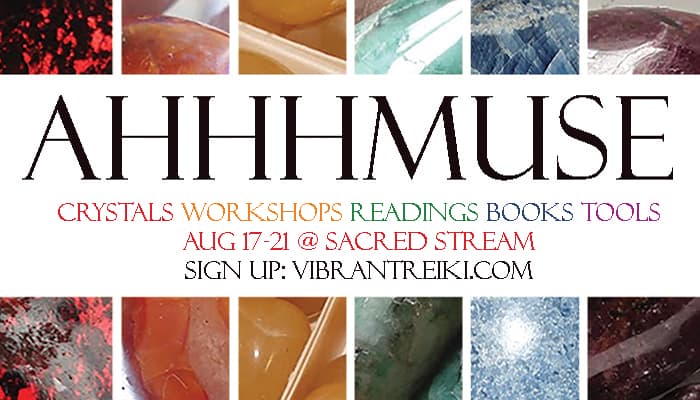 Community Event: Ahhhmuse: Crystal Trunk Show, Readings, & Workshops