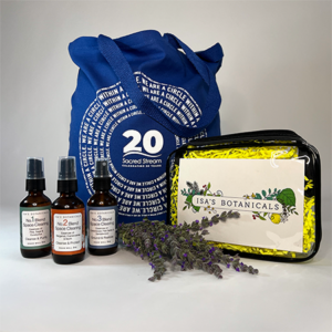 Isa's Space Clearing Spray Travel Trio Gift Pack & 20th Anniversary Tote Bag